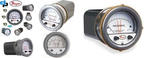 Dwyer A3006 Photohelic Pressure Switch Gauge