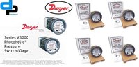 Dwyer A3006 Photohelic Pressure Switch Gauge