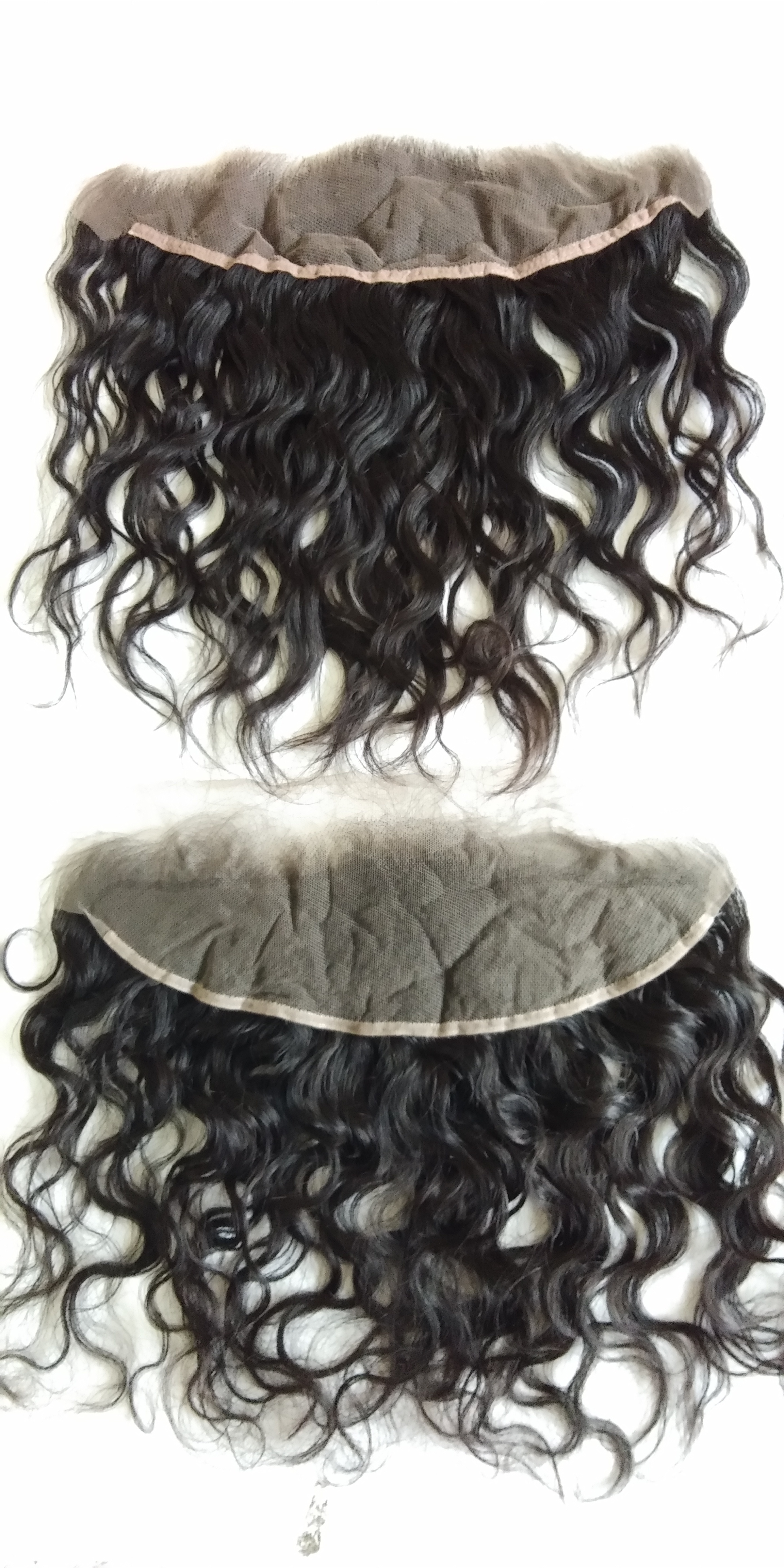 Raw Natural Wavy Frontal  Wavy Hair 13x4 Lace Frontal With Remy Human Hair