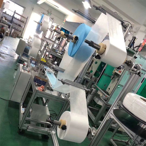 Semi-automatic 3 Ply Mask Machine