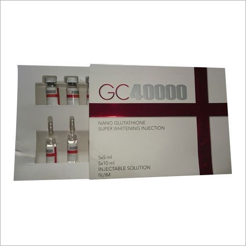GC40000 Nano Glutathione Super Whitening Injections