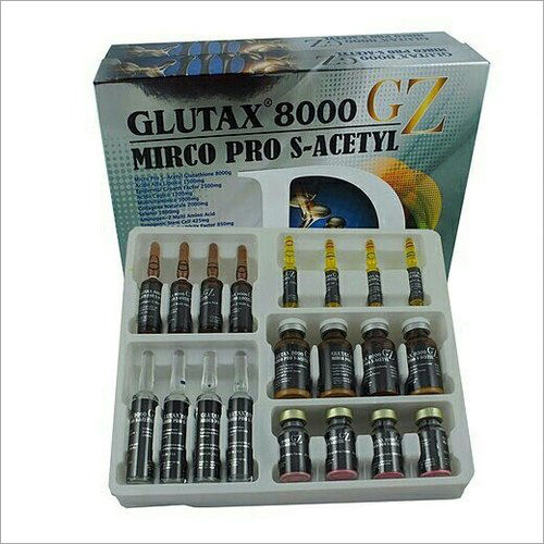 Liquid Glutax 8000Gz Micro Pro S Acetyl Glutathione Injections