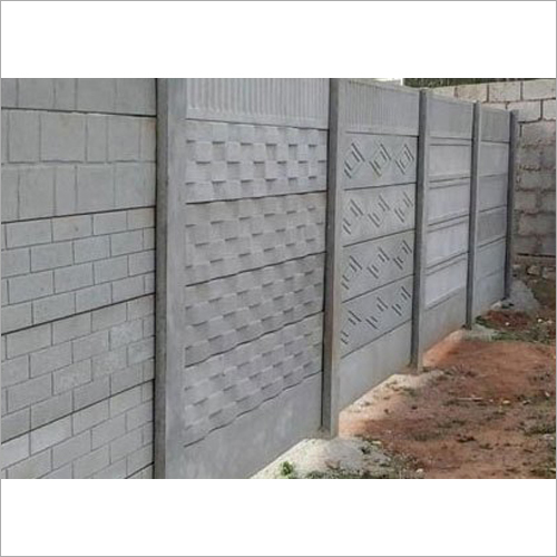 Industrial Cement Compound Wall