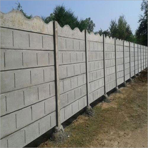 Grey Concrete Compound Wall Application: House