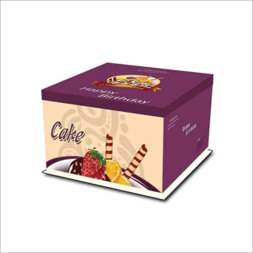 Printed Paper Cake Box