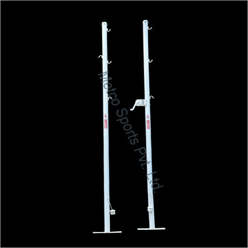 White Metco Removable Volley Ball Pole