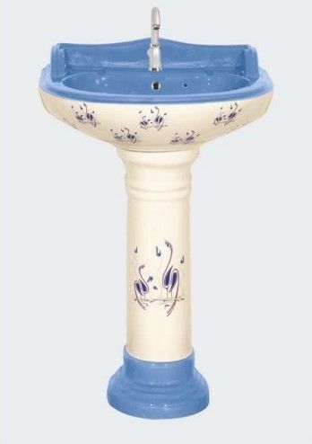 Blue Designer Wash Basin Set 303