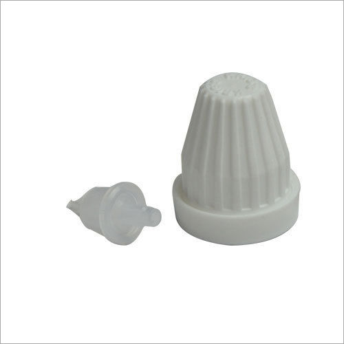 White Dilution German Plastic Bottle Cap