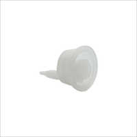 Plastic Dropper Cap - 17.2mm Size, Soft White Plastic Material | Ideal For Homeopathic & Pharma Industries