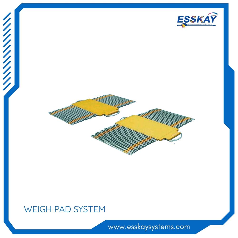 Weigh Pad Weighing System - 800x350x22 mm Dimensions, Up to 40t Capacity | Lightweight, Bluetooth Connectivity, Real-Time Data Storage and Transmission