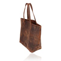 Leather oversized Tote