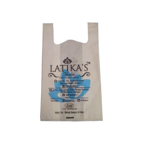 Printed Non Woven W Cut Shopping Bag - Sizes 8x10 to 16x20 inches | Stylish with Handle, Versatile Printed Design for Everyday Use