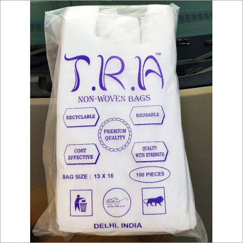 Premium U Cut Non Woven Bag - Non Woven Fabric 8x10 to 16x20 Sizes Shopping Style with Handle | Durable Carry Solution for Easy Transport