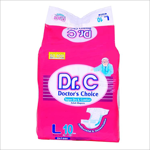 White Super Dry Adult Diaper