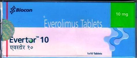 Evertor 10Mg Ingredients: Everolimus