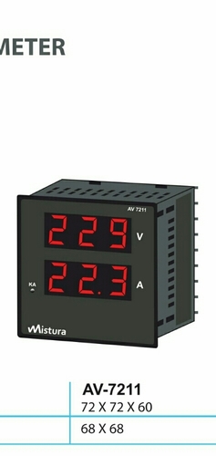 Digital Volt + Amp Combined Meter Dimension(L*W*H): 96X96X65 Millimeter (Mm)