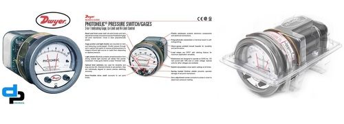 Dwyer A3000-5KPA Photohelic Pressure Switch Gauge