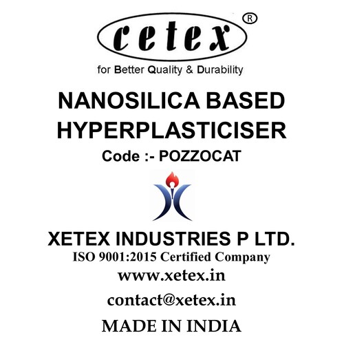 Nanosilica Based Hyperplasticiser Application: Concrete; Refractory; Precast