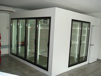 Glass Wall Display Cold Room