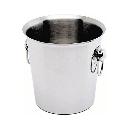 Ice Bucket SS with Ring 14 x 12.5 cm