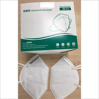 Kn95 Protective Face Mask - Non Woven Cotton, White | Anti-bacterial Protection For Personal Care Against Hazardous Substances