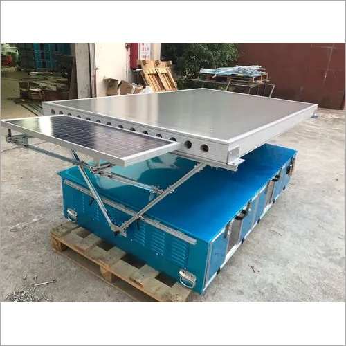 Solar Food Dryer - Aluminum, 2100x1300x700 mm, Blue | 16 Trays, Solar Air Collector Technology, Ideal for Small Farms and Micro-Enterprises