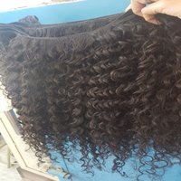 Afro Curly Single Donor Human Hair