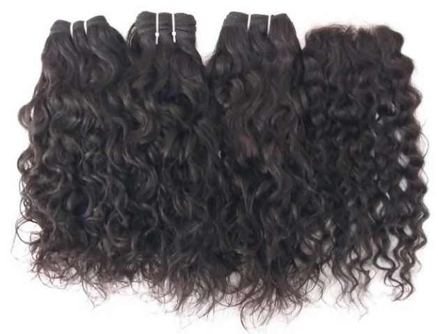 Virgin Steam Processed Deep Wave Human hair extensions