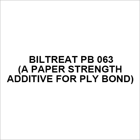 Biltreat Pb 063 (A Paper Strength Additive For Ply Bond By BHAVI INTERNATIONAL PRIVATE LIMITED