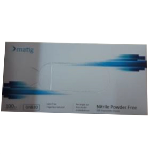 Nitrile Powder Free Gloves - Nitrile Material, Various Sizes, Blue Color | Durable, Eco-friendly, Non-toxic, Powder-free, Safe Packaging, Smooth Texture