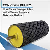 Conveyor Pulley - Durable Steel, 24-Inch Diameter , Lightweight Design & High Load Capacity