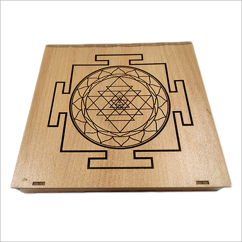 Engraved Wooden Astro Box
