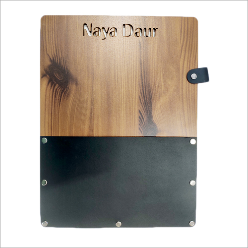 Wooden Cheque Folder