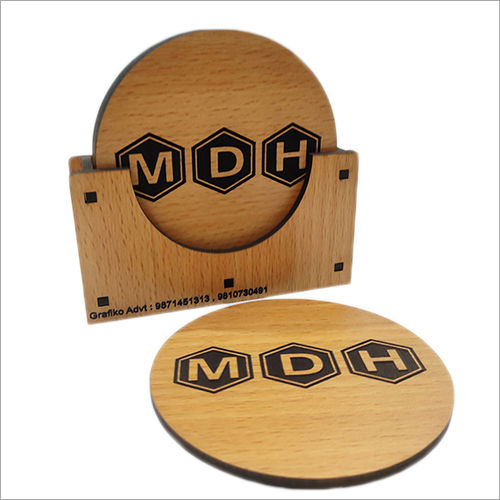 Wooden Engraved Coaster