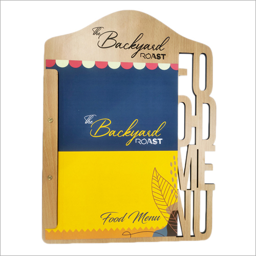  Restaurant Wooden Fine Dine Menu