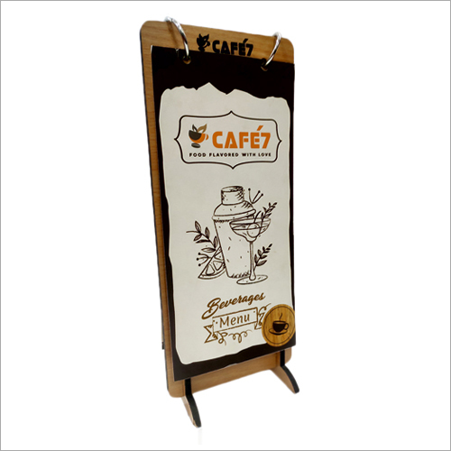 Printed Wooden Tent Card By GRAFIKO ADVERTISING PRIVATE LIMITED