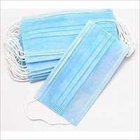 2 Ply Face Mask - Non Woven, 2 Ply, Sky Blue Color, Ear Loop Securing Method | High Bacterial Filtration Efficiency, Disposable Use