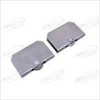 Furniture Fitting Glass Runner - Metal, 6mm Single Size | Matte Finish, Glass Runner No.1 And No.3 For Furniture Accessories