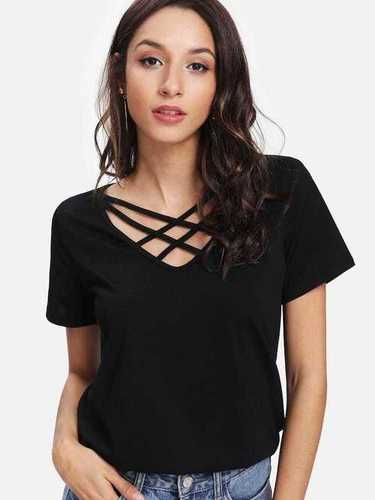 Black Casual Outerwear Top