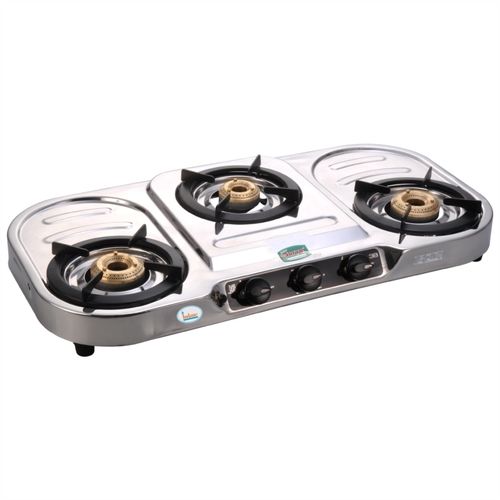 Dura Stainless Steel Three Burner Gas Stove