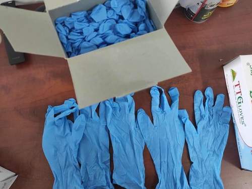 Latex Blue Hand Gloves