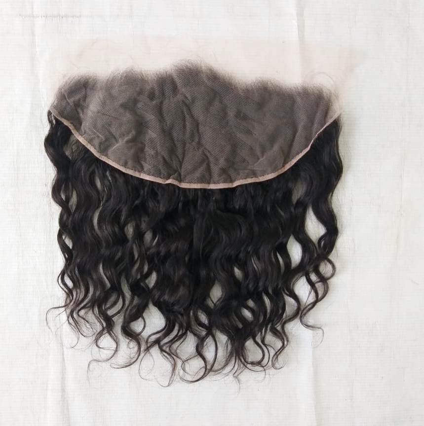 Raw Indian Wavy Hair HD lace frontal Swiss Transparent Frontal