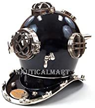 Nauticalmart Black Mark V Aluminum Diver's Helmet