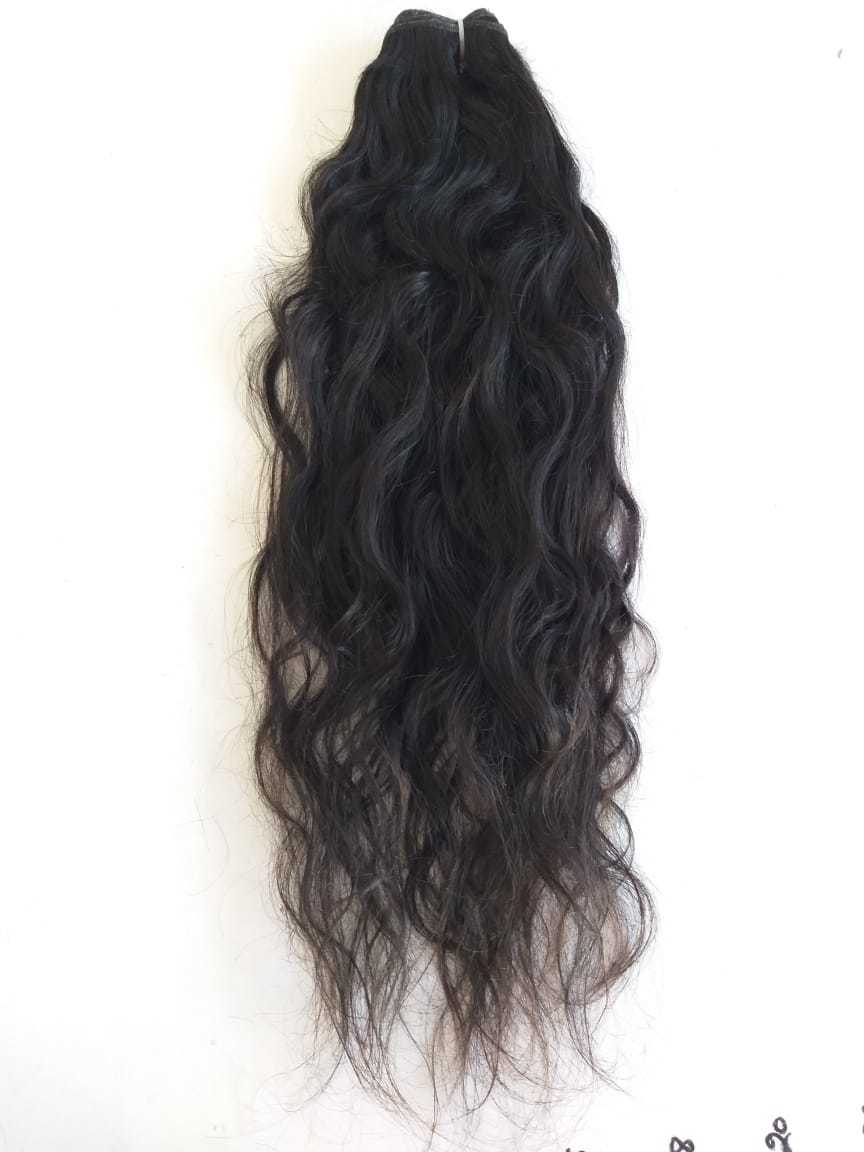 Unprocessed Temple Wavy Hair,raw Wavy Hair Extension Human Hair Virgin Hair Weft Hair