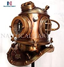NauticalMart Boston Antique 18" Diving Helmet U.S Navy deep Sea Vintage Divers Helmet Replica