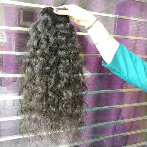 Raw Machine Weft Human Curly best hair extensions