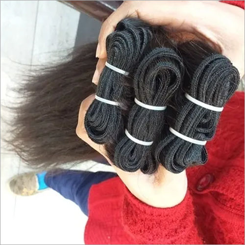 Double Machine Weft Black Best Hair Extensions