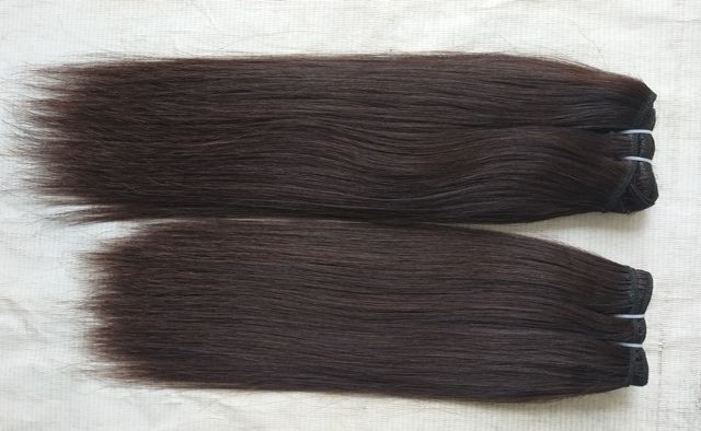 Double Machine Weft Black Best Hair Extensions