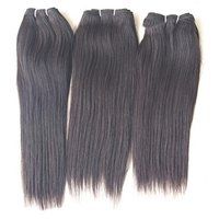 Double Machine Weft Black Best Hair Extensions