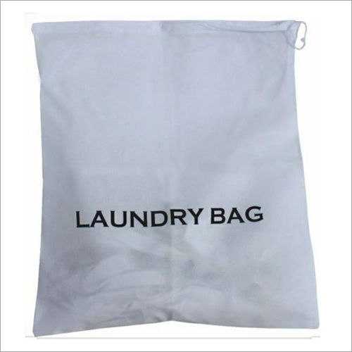 Disposable Drawstring Laundry Bag with Plastic Type for Hotel Amenities -  China Plastic Laundry Bag and Drawstring Laundry Bags price
